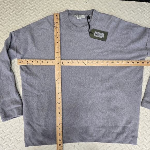 Allsaints Sweater Womens Medium NEW Gray Wool Yak Oversized Slouchy Designer - Picture 9 of 14